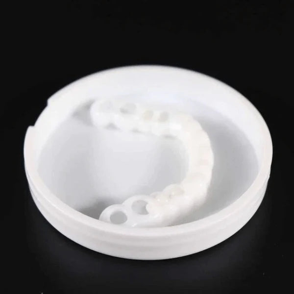 Snap-on dentures providing a natural-looking, perfect smile solution