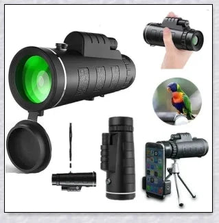Starscope Monocular - High Power 4K Monocular with Mobile Holder and Tripod for Outdoor Adventures
