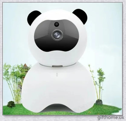 Care Home Security Panda Camera - a 1080p surveillance camera with motion detection, night vision, and two-way communication for elderly care facilities