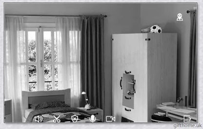 Care Home Security Panda Camera - a 1080p surveillance camera with motion detection, night vision, and two-way communication for elderly care facilities