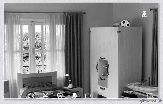Care Home Security Panda Camera - a 1080p surveillance camera with motion detection, night vision, and two-way communication for elderly care facilities