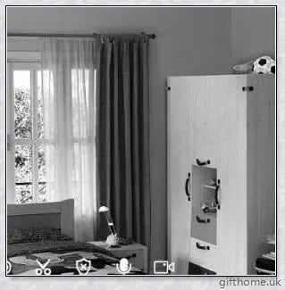 Care Home Security Panda Camera - a 1080p surveillance camera with motion detection, night vision, and two-way communication for elderly care facilities