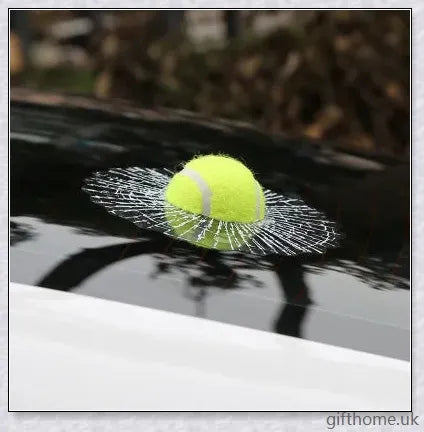 A vibrant 3D sticker featuring a combination of football, basketball, tennis, and baseball motifs for adding a playful touch to any surface.