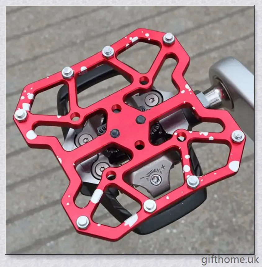 Lightweight and durable clipless to flat pedal adapters made from premium aircraft-grade aluminium, featuring innovative design for easy use and versatile cycling.
