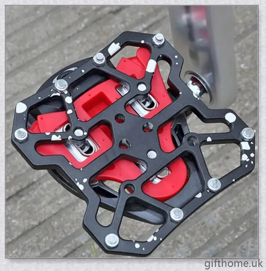 Lightweight and durable clipless to flat pedal adapters made from premium aircraft-grade aluminium, featuring innovative design for easy use and versatile cycling.