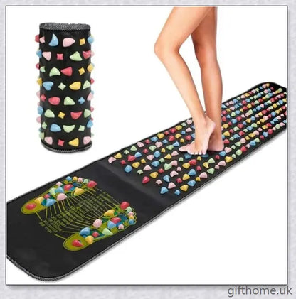 Foot Reflexology Massage - Acupressure Reflexology Mat with targeted pressure points for relaxation and improved circulation