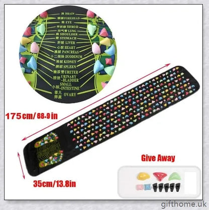 Foot Reflexology Massage - Acupressure Reflexology Mat with targeted pressure points for relaxation and improved circulation