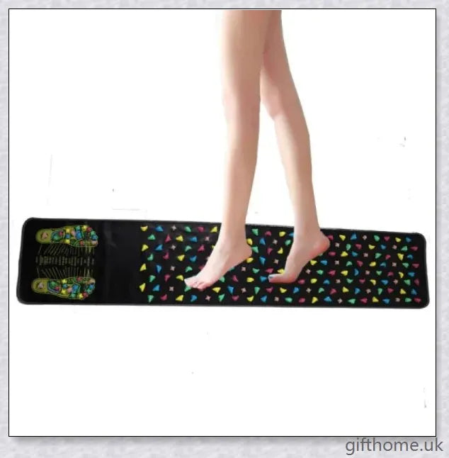 Foot Reflexology Massage - Acupressure Reflexology Mat with targeted pressure points for relaxation and improved circulation