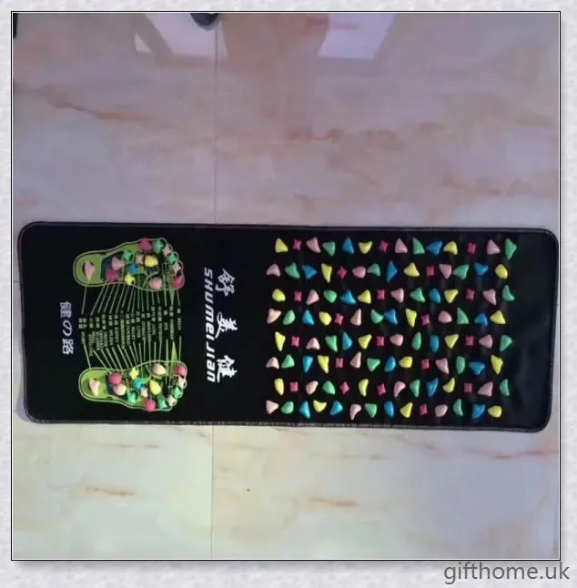Foot Reflexology Massage - Acupressure Reflexology Mat with targeted pressure points for relaxation and improved circulation