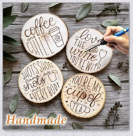 Premium wood-burning set with adjustable temperature, variety of tips, and storage case for crafters to create artistic pyrography designs