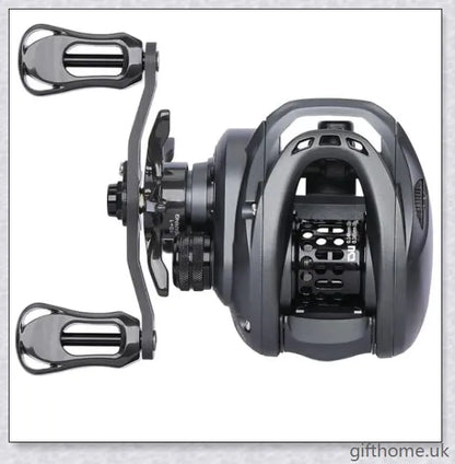 Lightweight, high-performance baitcasting reel with advanced features for precise control and long-distance casting