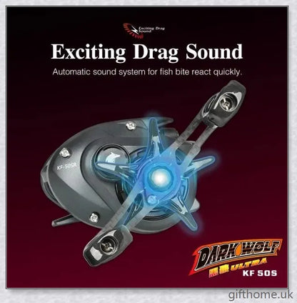 Lightweight, high-performance baitcasting reel with advanced features for precise control and long-distance casting