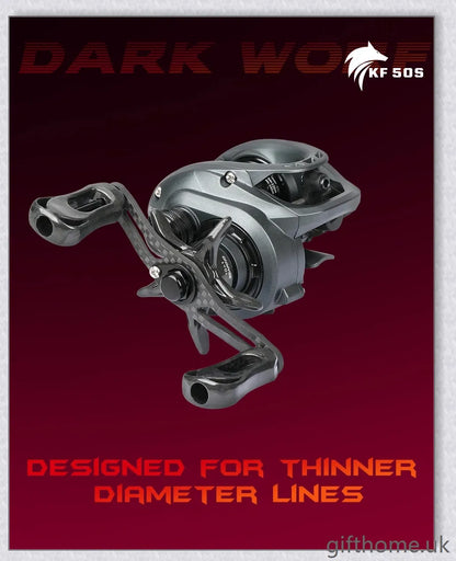 Lightweight, high-performance baitcasting reel with advanced features for precise control and long-distance casting