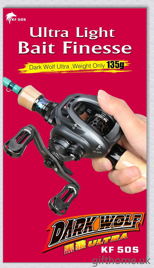Lightweight, high-performance baitcasting reel with advanced features for precise control and long-distance casting