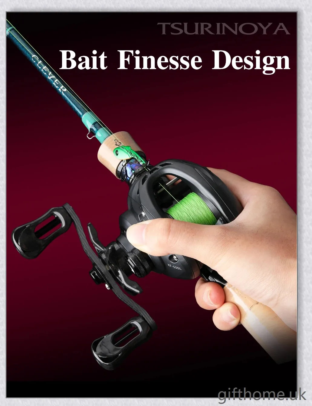 Lightweight, high-performance baitcasting reel with advanced features for precise control and long-distance casting