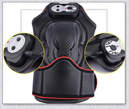 Magnetic Knee Massager with adjustable temperature, timer, and vibration settings for soothing pain relief