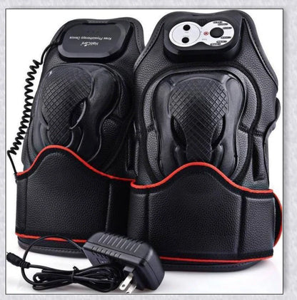 Magnetic Knee Massager with adjustable temperature, timer, and vibration settings for soothing pain relief