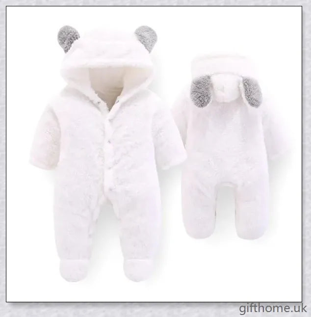Cosy and stylish baby jumpsuit romper in soft, premium fabrics for newborn comfort and adventure