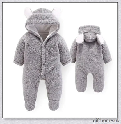 Cosy and stylish baby jumpsuit romper in soft, premium fabrics for newborn comfort and adventure