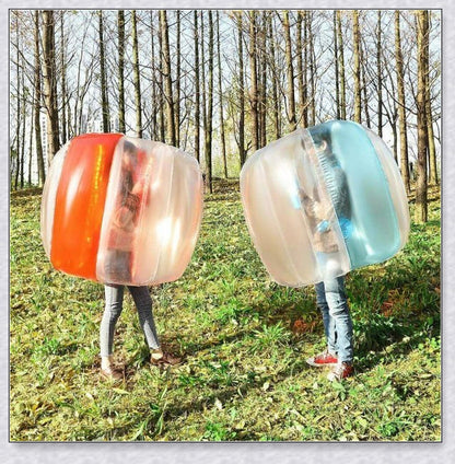 Inflatable bubble bumper ball for backyard, park, or amusement centre fun