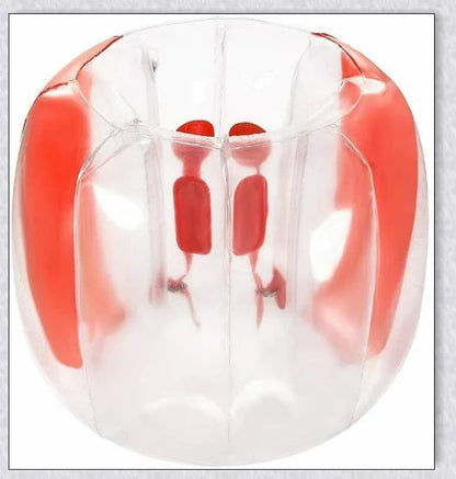 Inflatable bubble bumper ball for backyard, park, or amusement centre fun