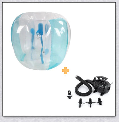 Inflatable bubble bumper ball for backyard, park, or amusement centre fun