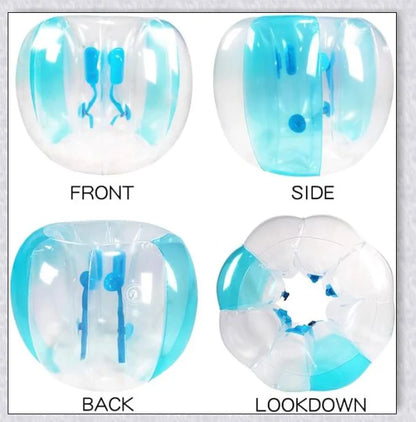 Inflatable bubble bumper ball for backyard, park, or amusement centre fun