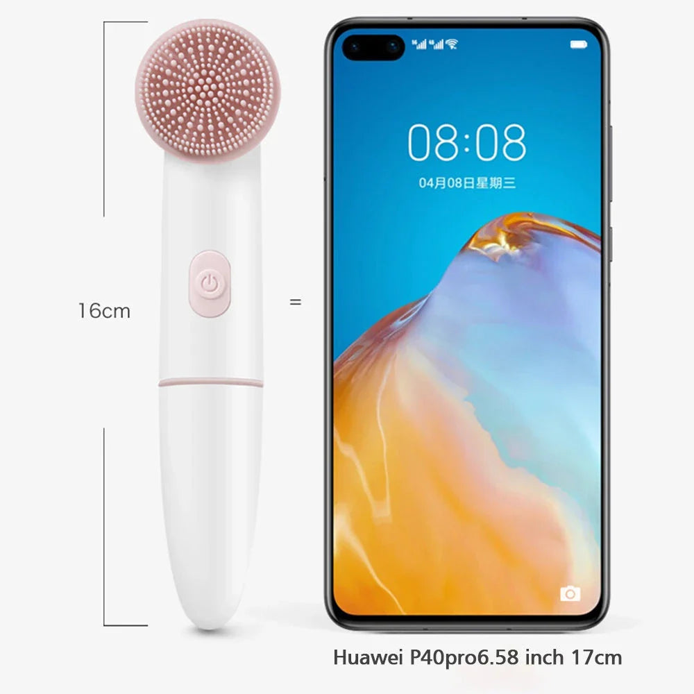 Electric Facial Cleanser with Vibration Technology for Deep, Thorough Cleansing