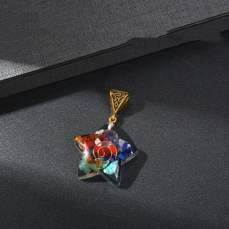 Elegant Chakra-Infused Crystal Pendant: Mindful British-Designed Jewellery for Spiritual Wellness