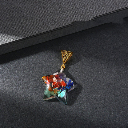 Elegant Chakra-Infused Crystal Pendant: Mindful British-Designed Jewellery for Spiritual Wellness