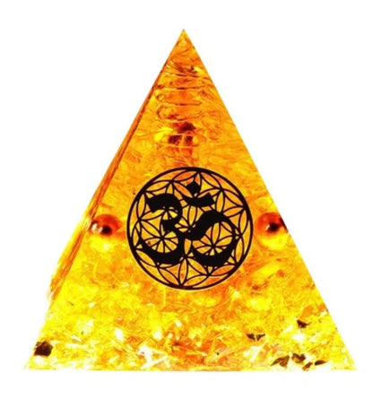 Handcrafted Natural Crystal Pyramid Energy Tower ornament for home decor