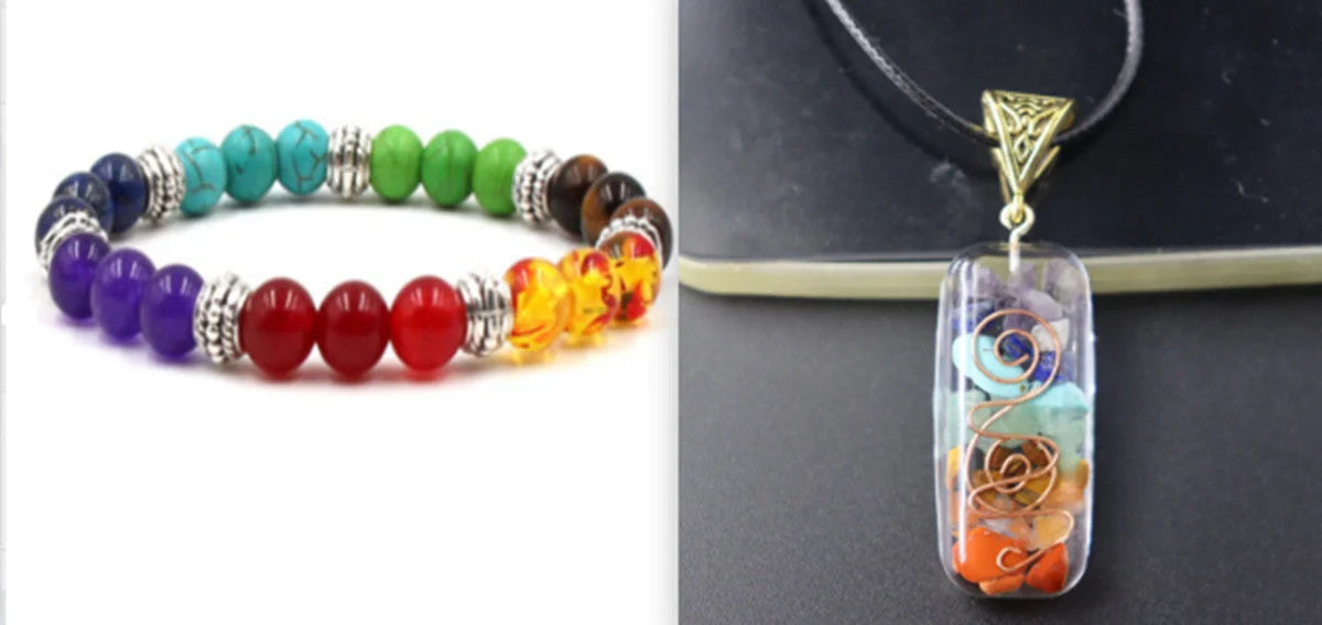 Elegant Chakra-Infused Crystal Pendant: Mindful British-Designed Jewellery for Spiritual Wellness