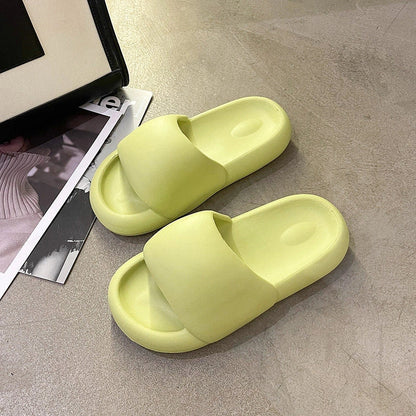 Non-slip thick bottom home sandals in various colours