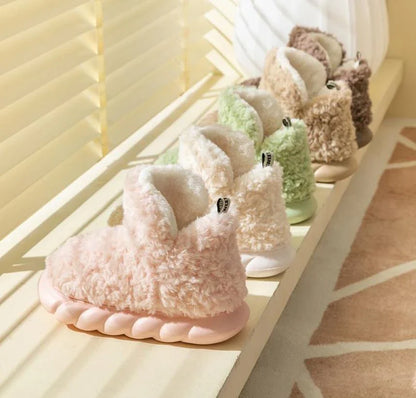 Cozy Wintertime Slippers with plush lining, waterproof heel, and variety of vibrant color options