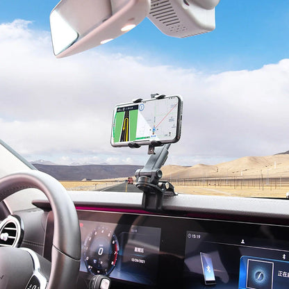 Sun Visor Chuck Car Mount with adjustable angle for mobile phones