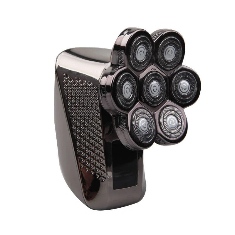 7D floating head waterproof electric razor for men with USB charging