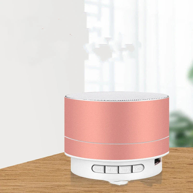 Portable Bluetooth speaker with colorful changing lights, high-quality audio, and durable design for on-the-go use