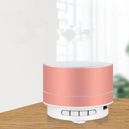 Portable Bluetooth speaker with colorful changing lights, high-quality audio, and durable design for on-the-go use