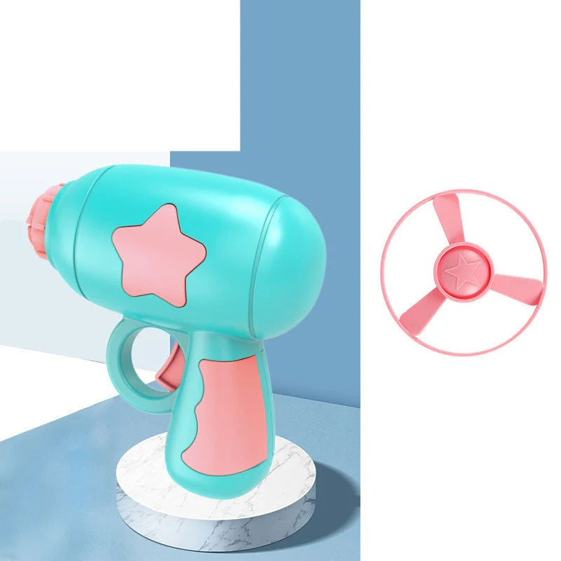 LED Light Pet Toy Set with flying saucer launcher and luminous discs