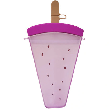 Anti-drop children's popsicle cup with cartoon design and cup rope