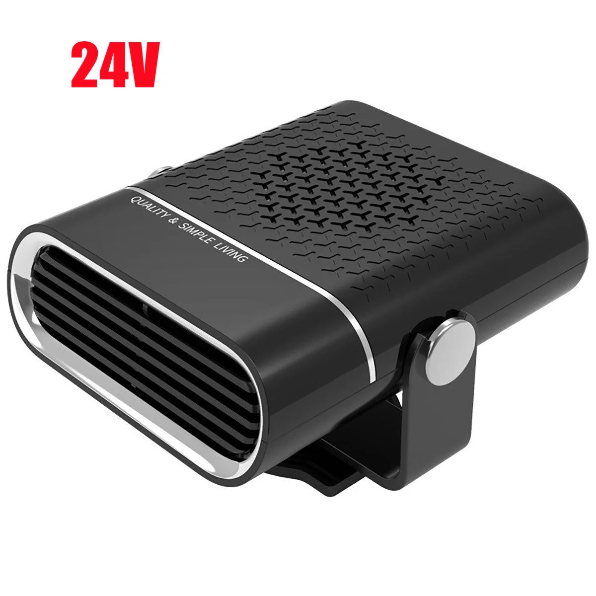 3-in-1 Car Heater Defogger with adjustable airflow for defrosting and heating