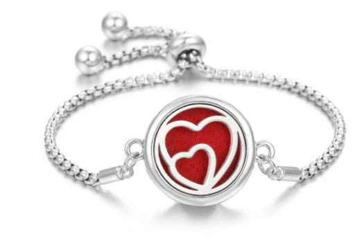 Stylish Aromatherapy Bracelet with Essential Oil Diffuser in various designs