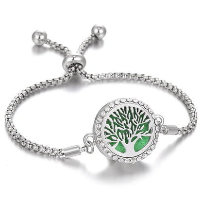 Stylish Aromatherapy Bracelet with Essential Oil Diffuser in various designs