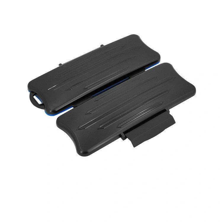 Waterproof black ABS game card storage box for Nintendo Switch and other game cassettes