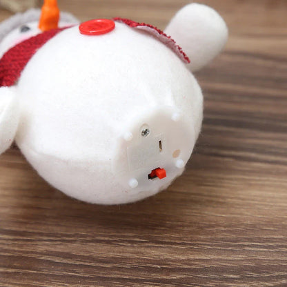 Luminous LED Christmas ornaments with Santa Claus, snowman, and reindeer designs