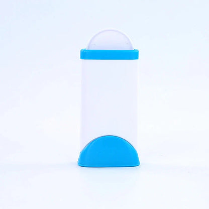 Durable ABS pet hair remover tool in red and blue for efficient cleaning of furniture and carpets