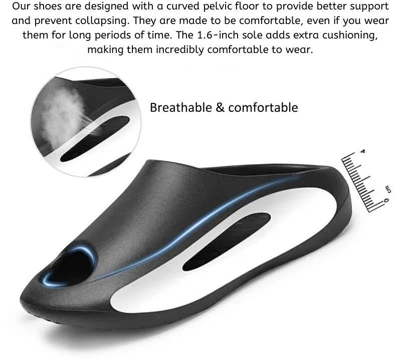 Stylish unisex beach slippers with a unique hollow, ventilated design for maximum breathability and comfort