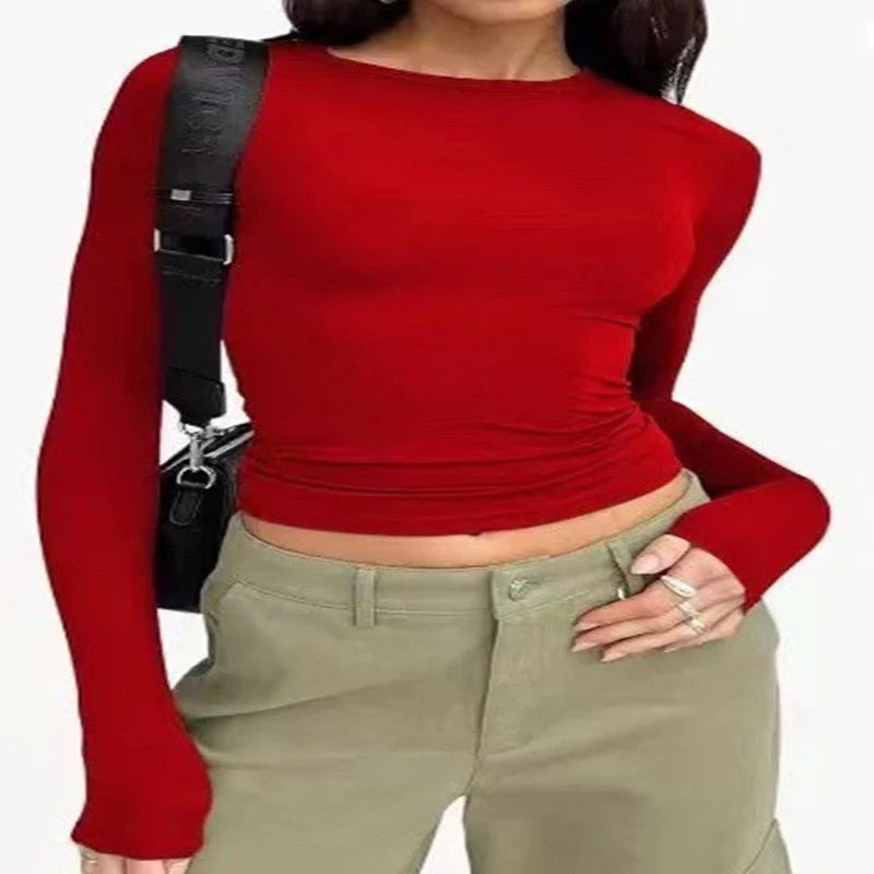 Stylish women's polyester pullover tops in a variety of colours and sizes