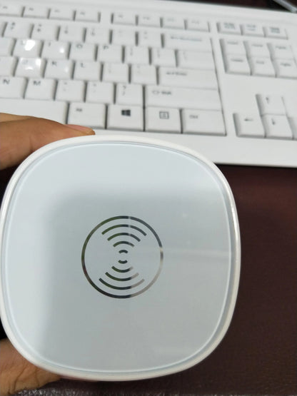 Compact desktop vacuum cleaner with USB charging and strong suction power