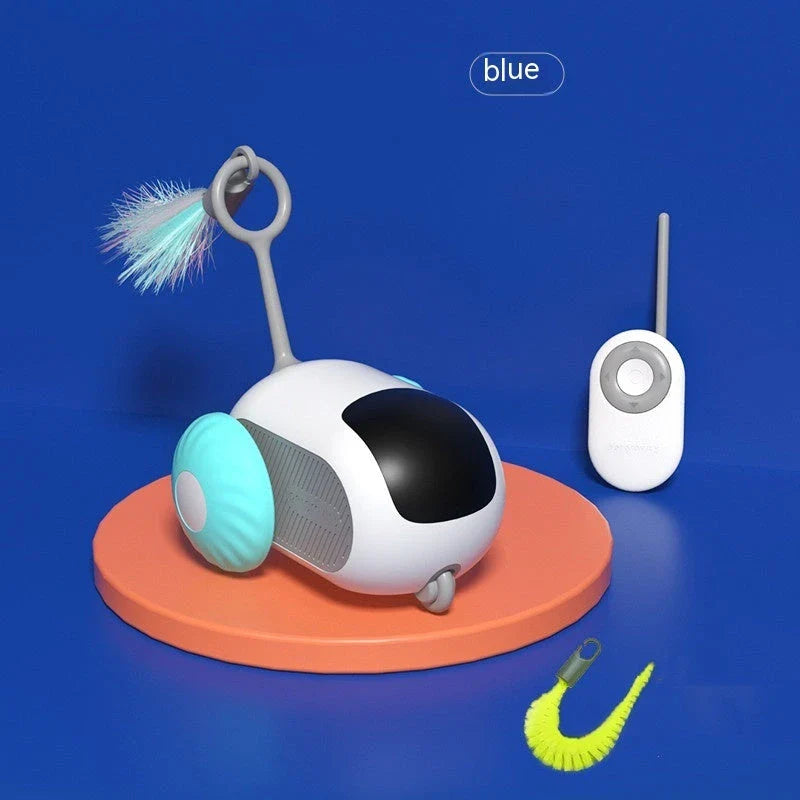 Wireless Interactive Cat Toy Car with Remote Control - Engaging Feline Fun